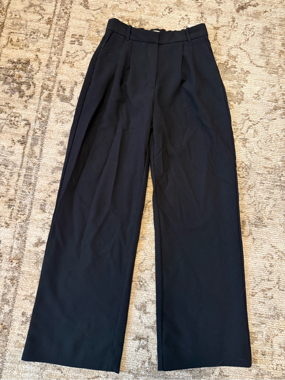 Abercrombie & Fitch Black Trousers - Sleek Solid